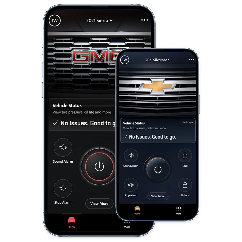 MyGMC and myChevrolet app