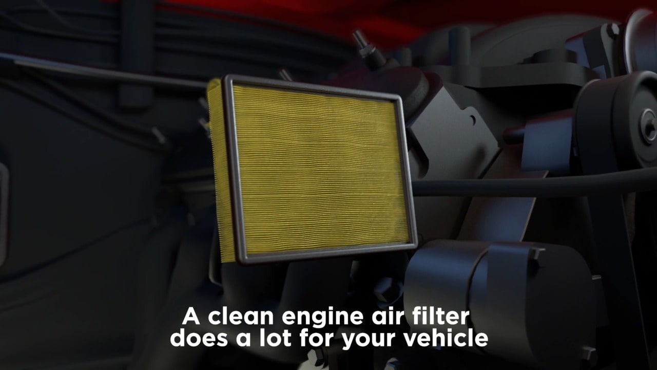 Video: A clean engine air filter does a lot for your vehicle.
