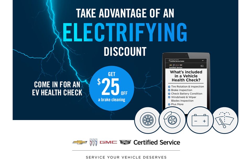 Take advantage of a special offer when you get an EV Health Check
