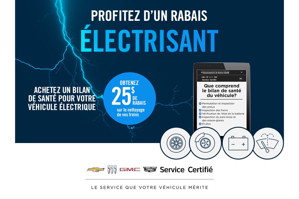 Profitez d’une offre unique lors du prochain bilan de santé de votre véhicule électrique