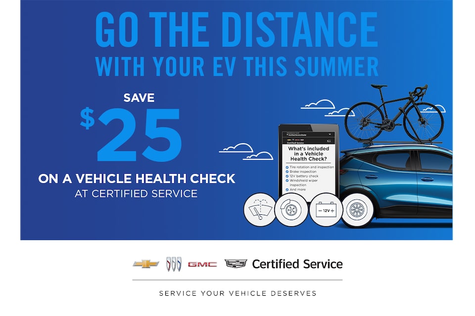Certified Service $25 instant discount on the Vehicle Health Check