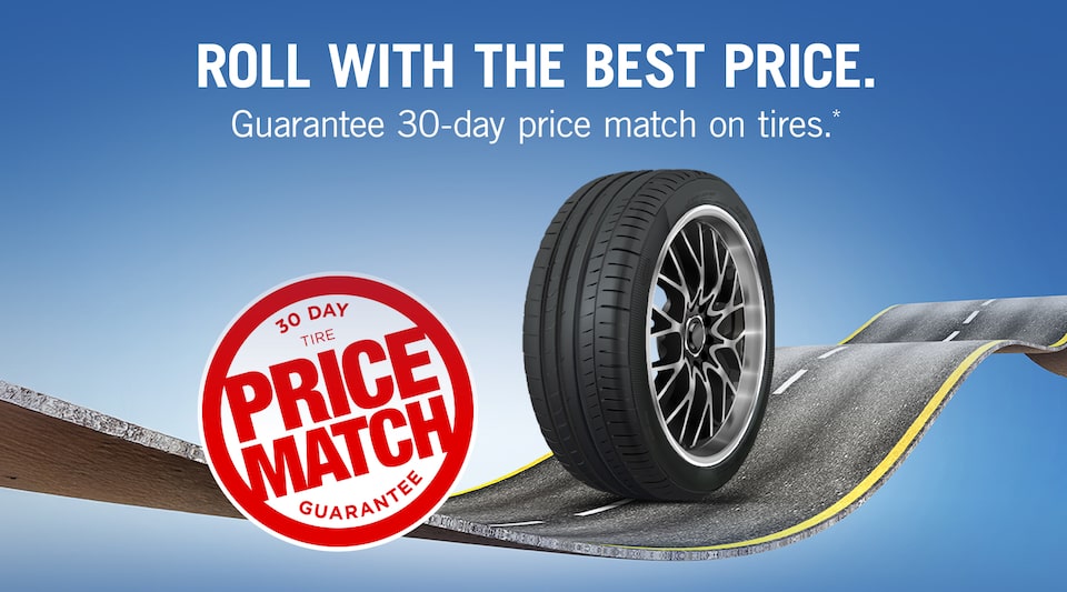 My Certified Service promotional banner showing a tire rolling on a road surface.
