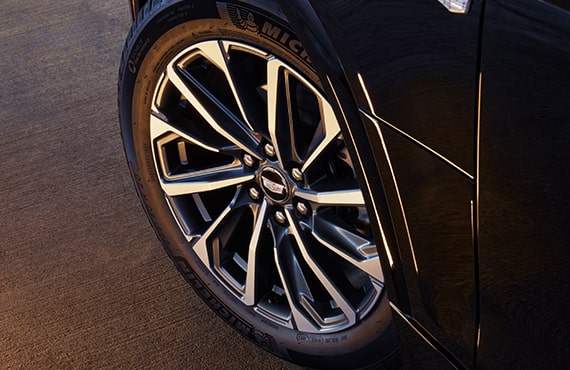 Poster about GM's Tire, Wheel and Chrome Protection Plan.