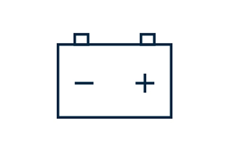 Battery conditions & connections icon.