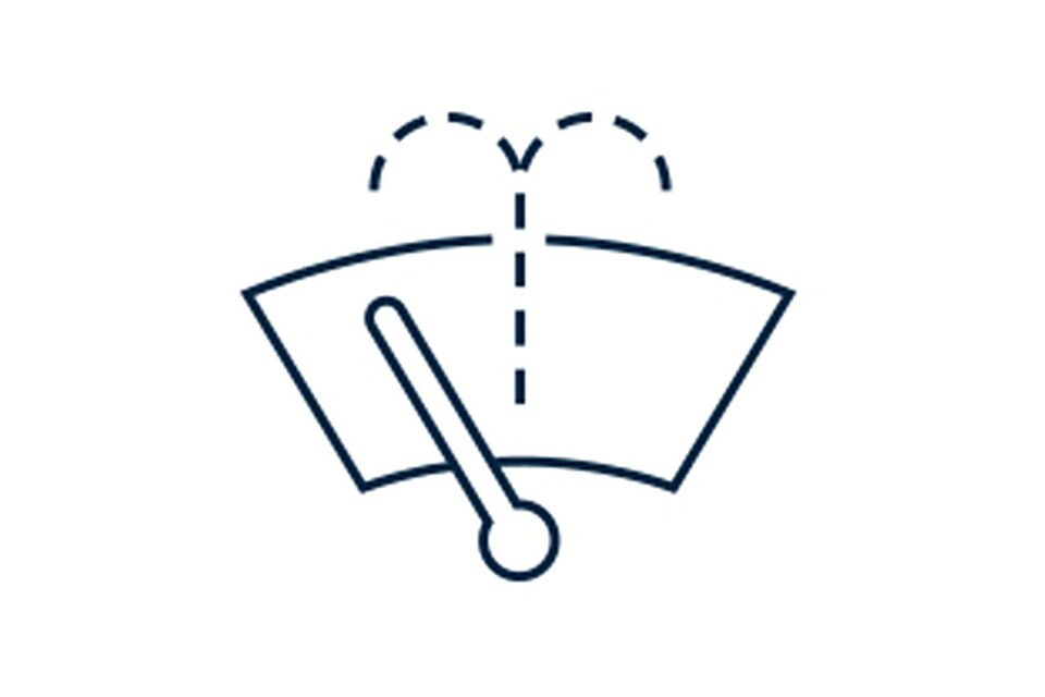 Fluid levels icon.