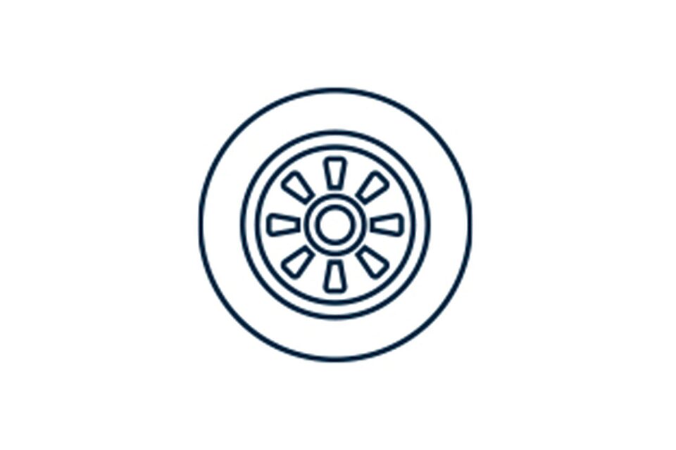 Tire wear icon.