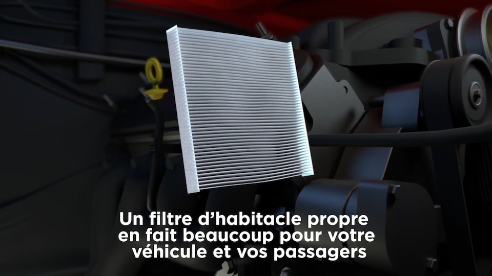 Vidéo : Un filtre à air d'habitacle propre fait beaucoup pour vous et vos passagers.